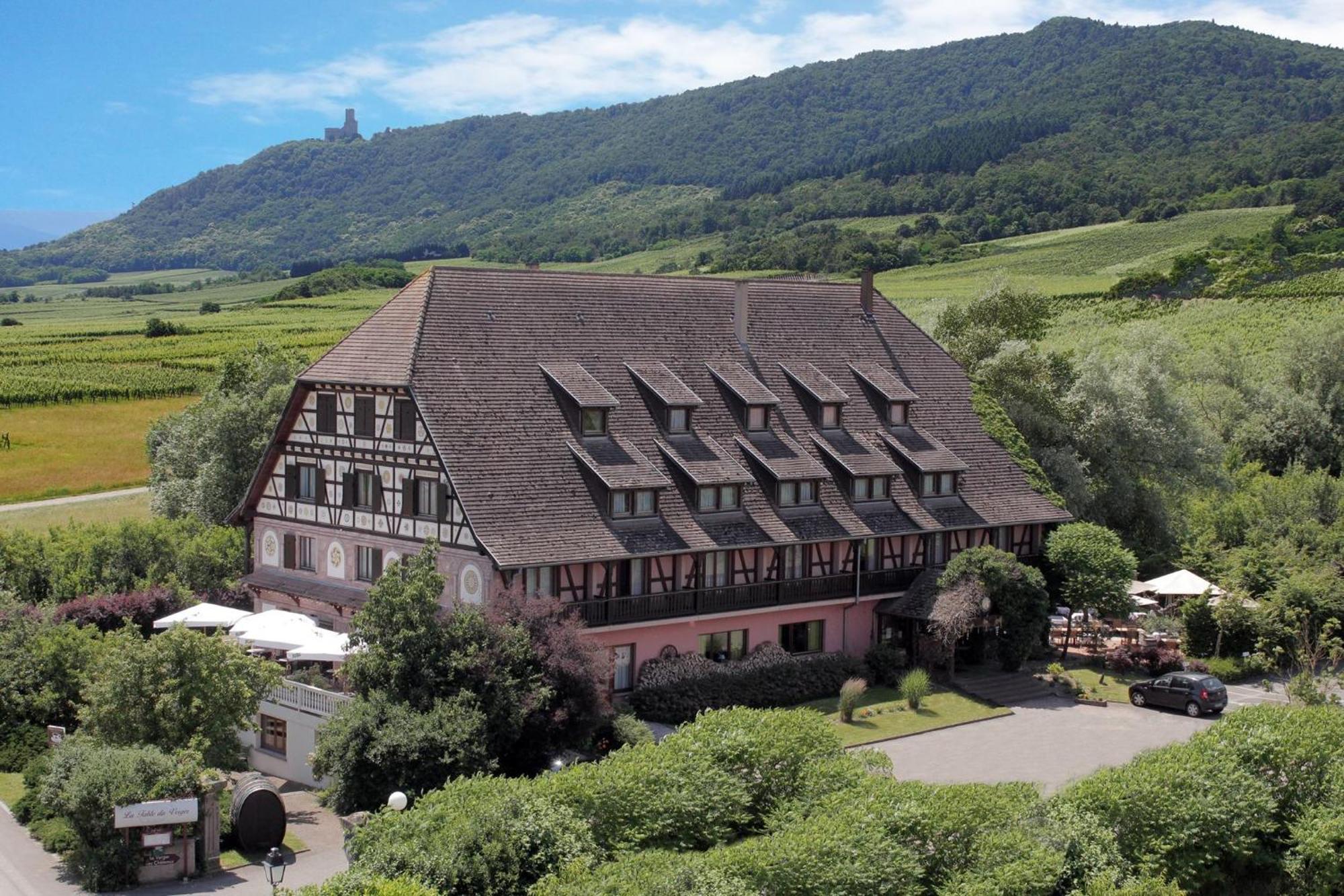 Hotel Restaurant Verger Des Chateaux, Route Des Vins Haut-Koenigsbourg Dieffenthal Exterior photo